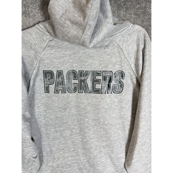 Zubaz NFL Team Apparel Green Bay Packers Full Zip Hoodie Mens Size XXL Gray - Picture 7 of 10